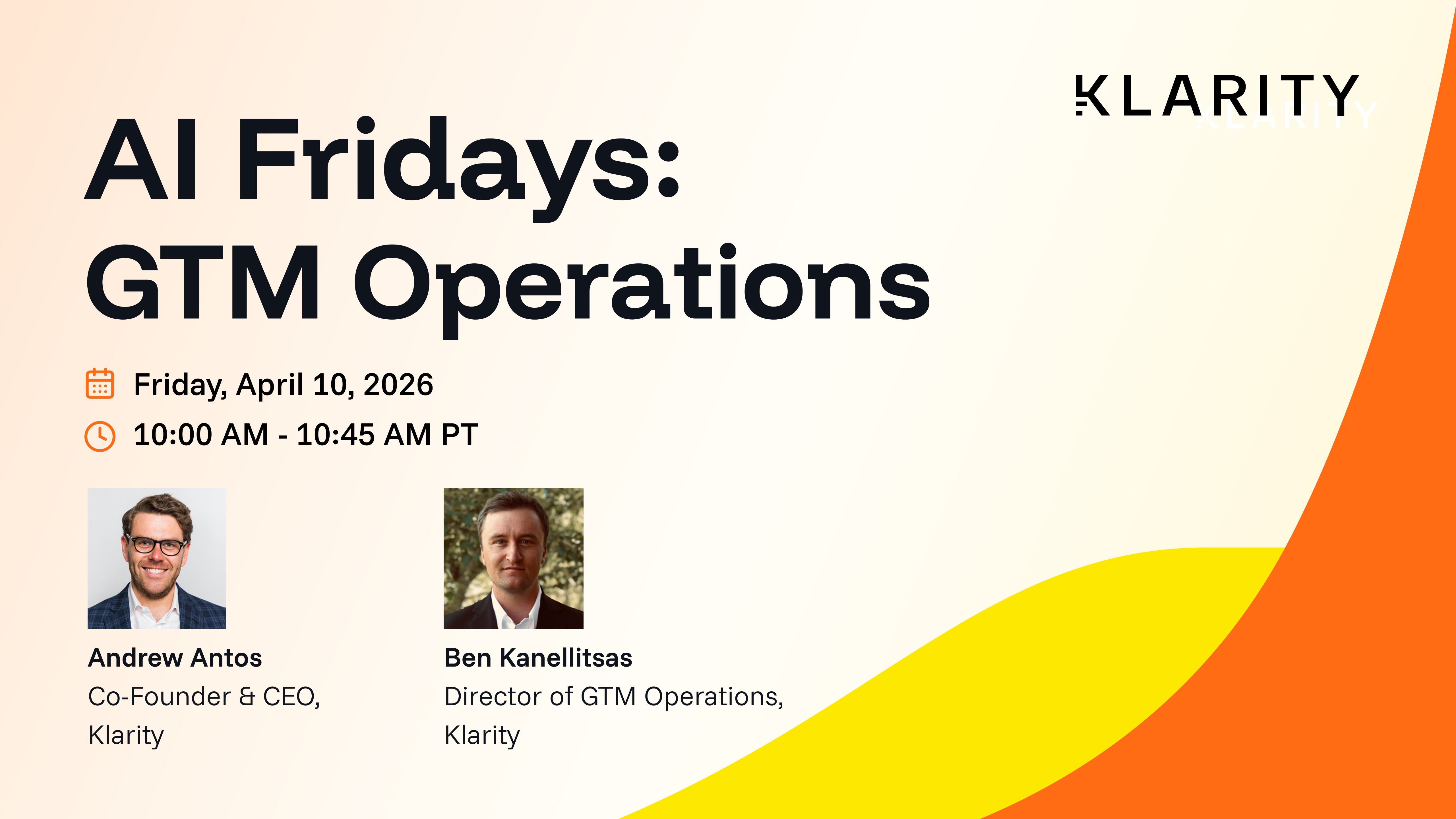 AI Fridays: GTM Operations