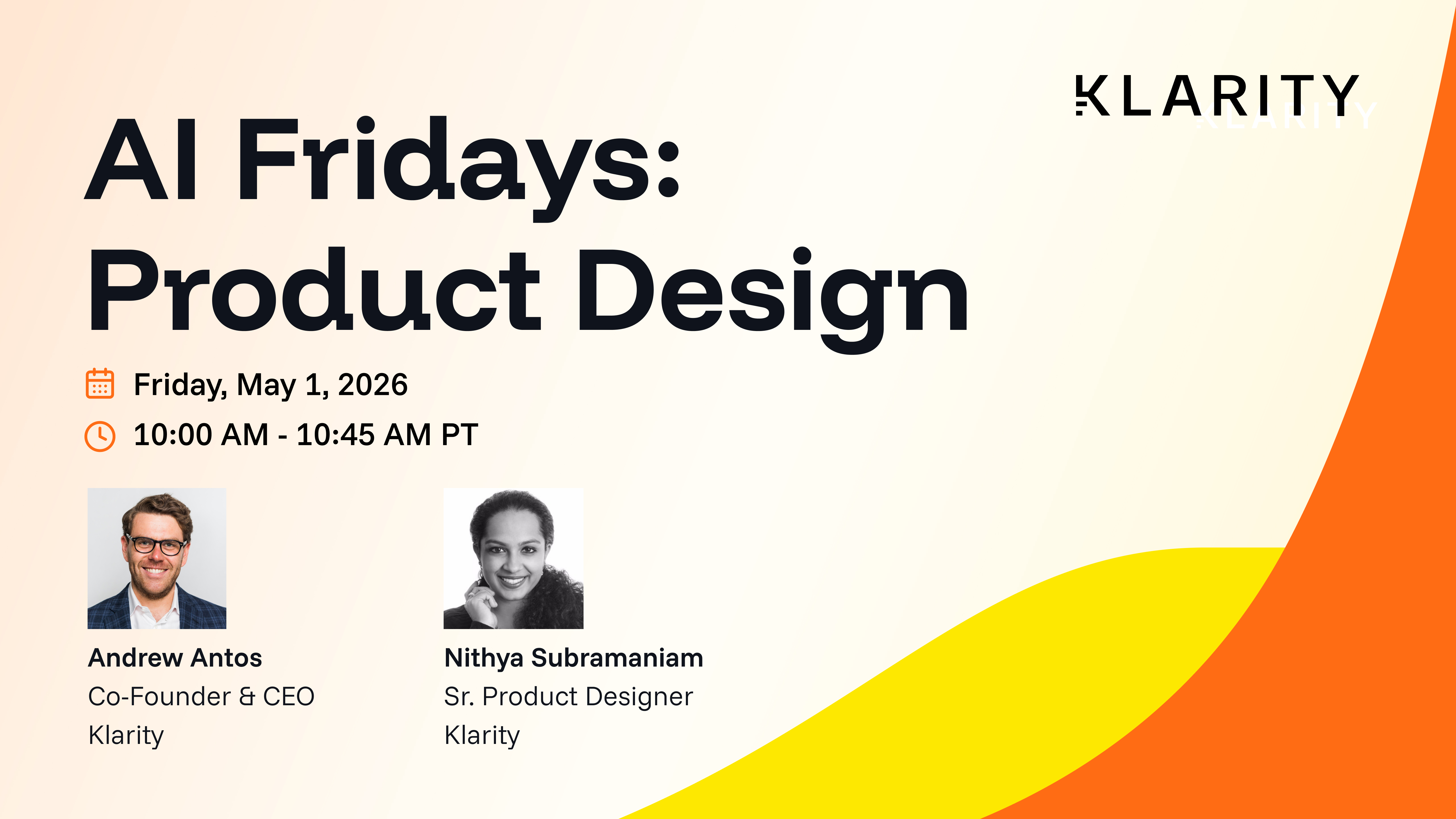 AI Fridays: Product Design